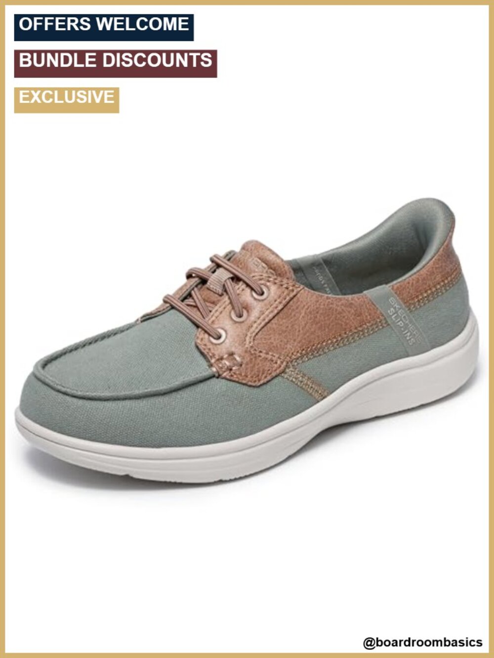 Skechers Hands Free Slip-ons Women's ULTRA GO Goga Mat Boat Shoes